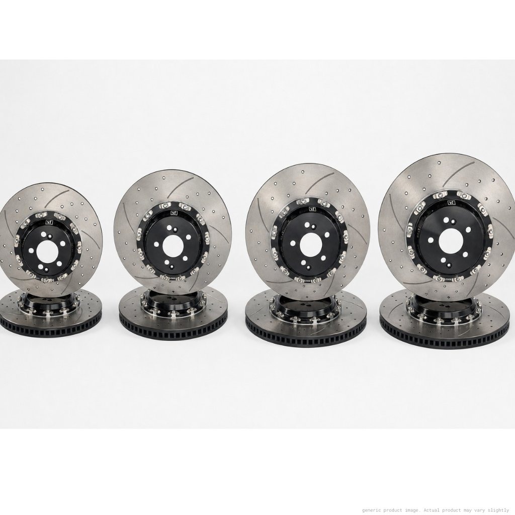 2-Piece Front and Rear Brake Rotors to Suit Mercedes-AMG C43 (W205) - 360mm / 320mm
