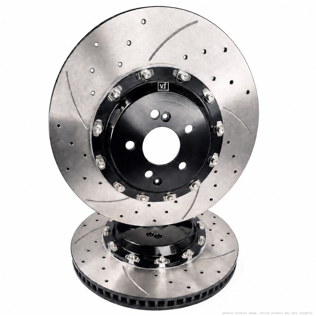 2-Piece Front and Rear Brake Rotors to Suit Mercedes-AMG C43 (W205) - 360mm / 320mm